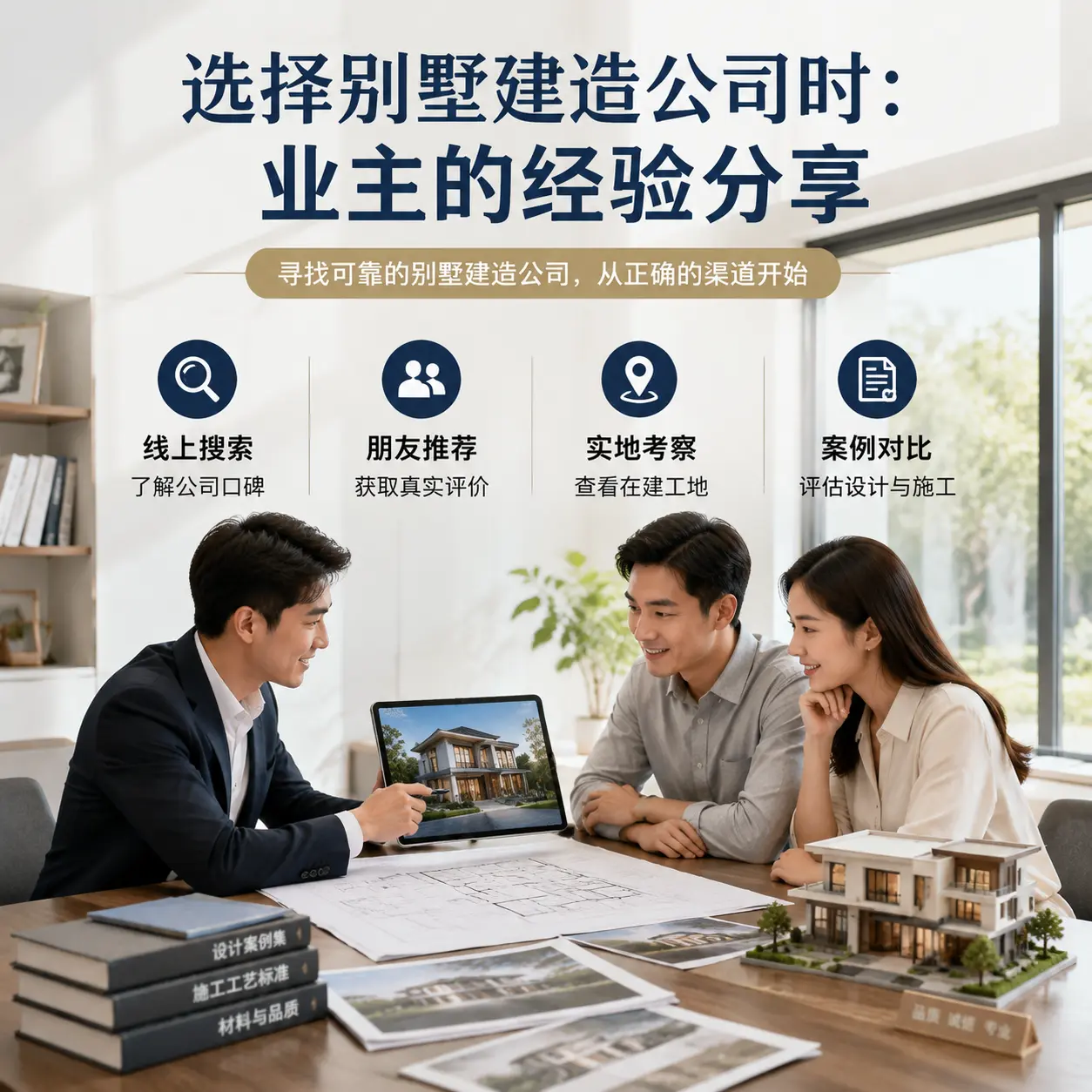 选择别墅建造公司时： 松桃 业主的经验分享