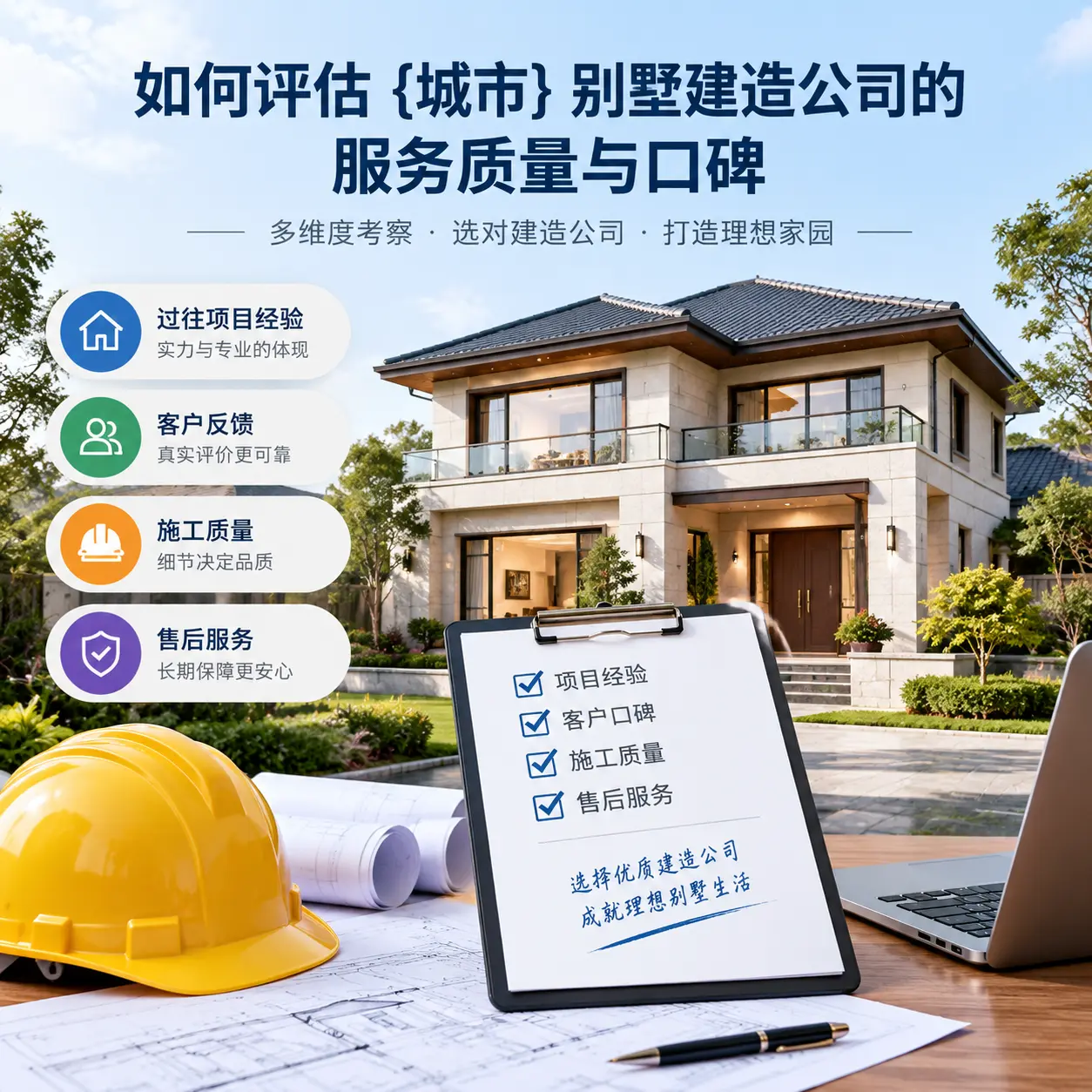 如何评估 松桃 别墅建造公司的服务质量与口碑