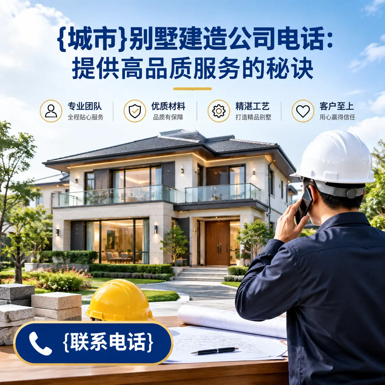 松桃别墅建造公司电话：提供高品质服务的秘诀