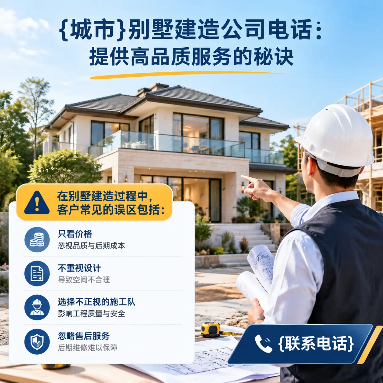 松桃别墅建造公司电话：提供高品质服务的秘诀