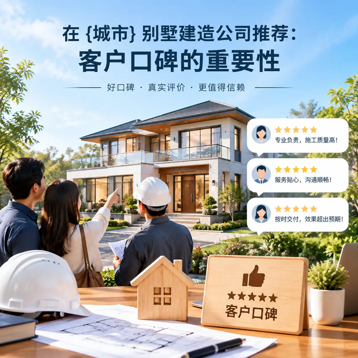 在 松桃 别墅建造公司推荐:客户口碑的重要性