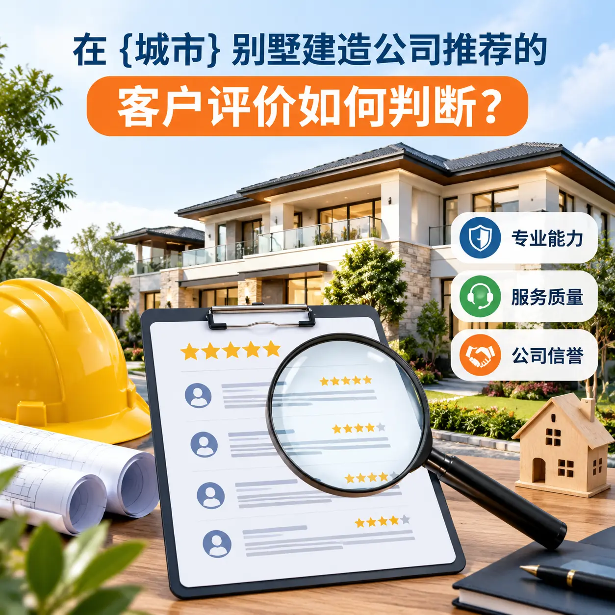 在 松桃 别墅建造公司推荐的客户评价如何判断？