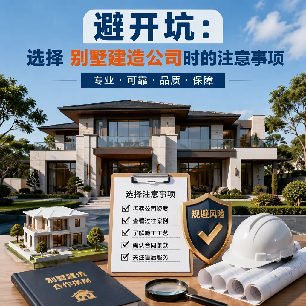 避开坑：选择 松桃 别墅建造公司时的注意事项