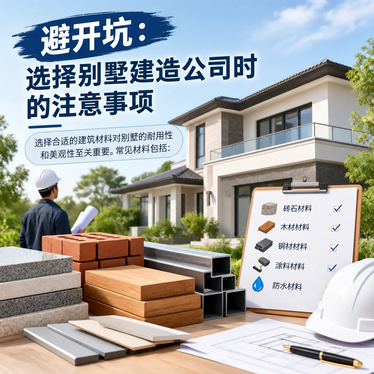 避开坑：选择 松桃 别墅建造公司时的注意事项
